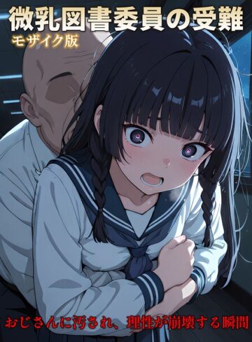 【無料フル】【CG】微乳図書委員の受難 おじさんに汚され、理性が崩壊する瞬間 モザイク版｜s594allud04394
